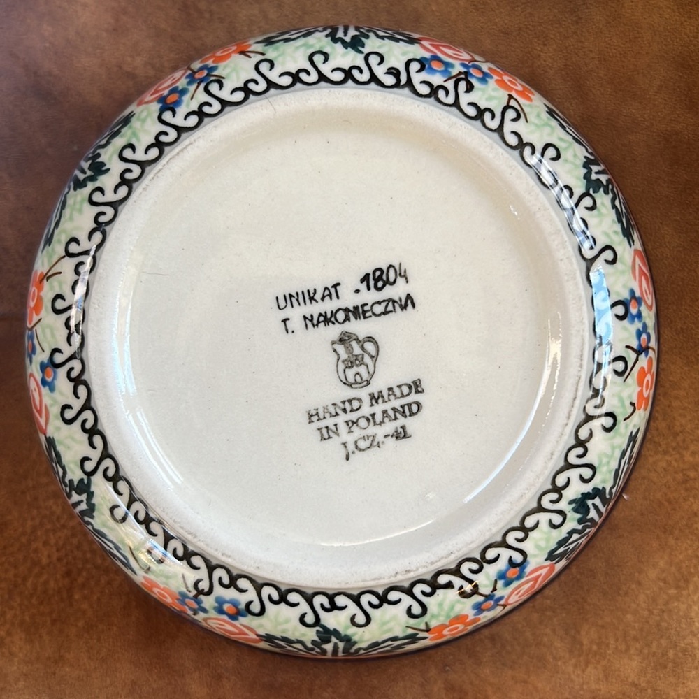 Boleslawiec Stoneware Polish Pottery Bowl - Picture 3 of 6